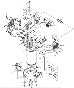 Page A Diagram and Parts List for FP2052 2004 Campbell Hausfeld Compressor